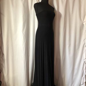 Black Strapless Maxi Dress Size M